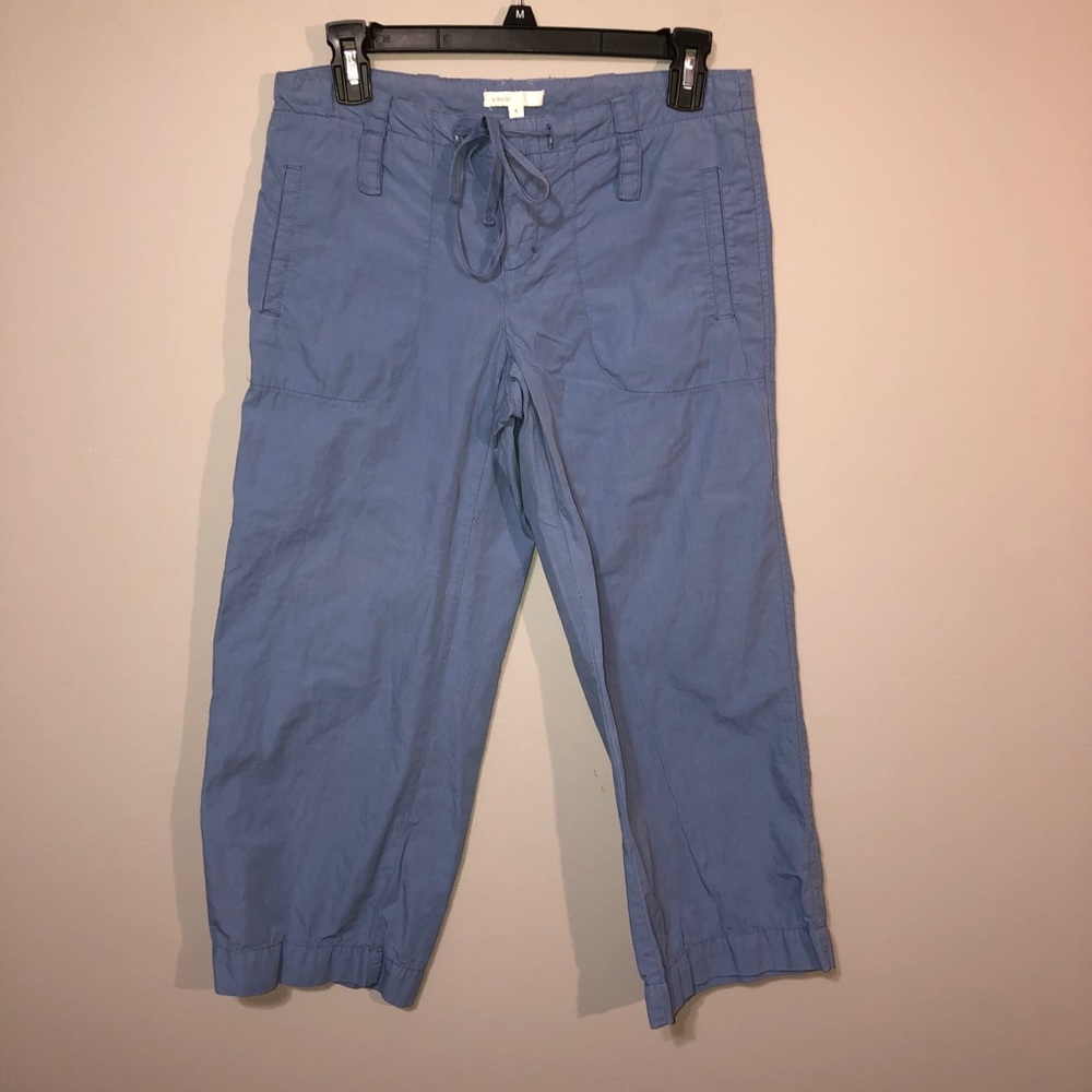 Vince Capri Pants Size Small Gray Blue
